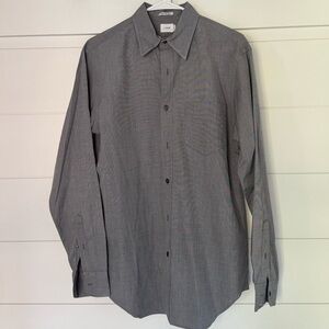 J. Crew Men's Charcoal Dress Shirt, Men’s S